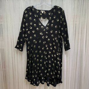 Amuse Society Women's Boho Floral Tunic Dress size Large
